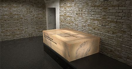 Prezentacja sarkofagu Lecha i Marii Kaczyńskich