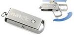 Metalowy pendrive Twister od Natec