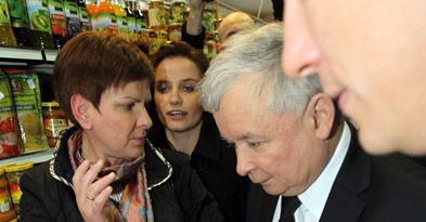 Kaczyński na zakupach: to wina Tuska!