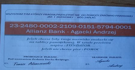 Widziałeś tę ulotkę? Nie wpłacaj pieniędzy na konto