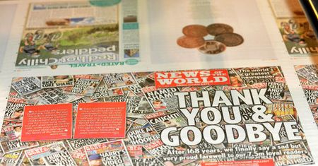 "News of the World" pożegnał się z czytelnikami