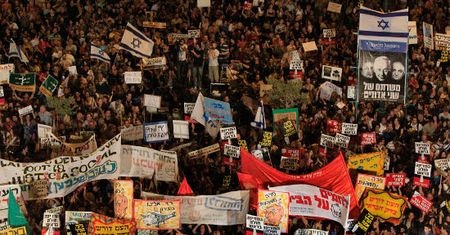60 tysięcy Izraelczyków protestuje przeciw drożyźnie