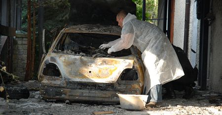 Bomba w samochodzie sędzi z Komorowa