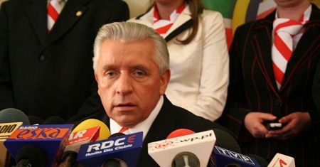 Lepper pociesza żonę Łyżwińskiego