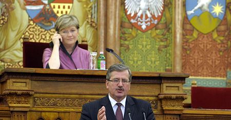 Komorowski spotkał się z węgierską Polonią