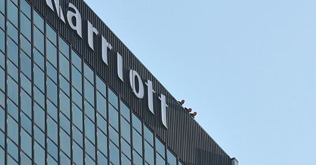 26-latek z Sosnowca wspiął się na Marriott