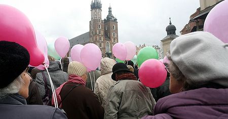 Marsz życia i nadziei w Krakowie