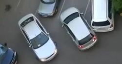 Samochodowy balet zamiast parkowania
