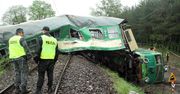 Cztery osoby ranne w wypadku pociągu pod Olsztynem