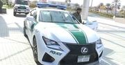 Lexus RC F we flocie policji w Dubaju