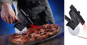 Taktyczny nóż do pizzy naprowadzany laserowo