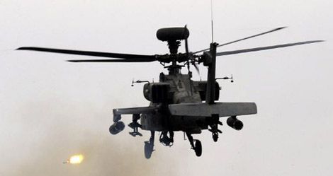 Popisy zakończyły się katastrofą śmigłowca AH64 Apache