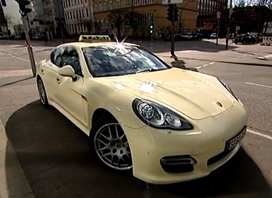 Najszybsza taksówka świata - Porsche Panamera