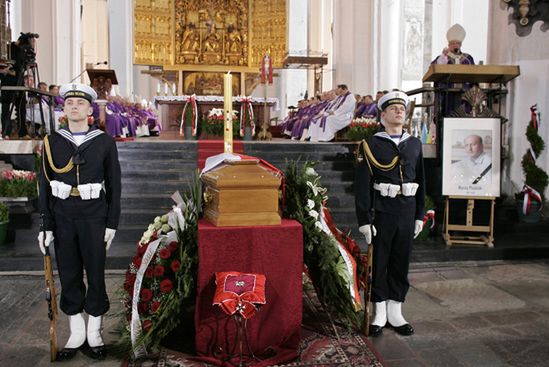 Pogrzeb Macieja Płażyńskiego w Bazylice Mariackiej