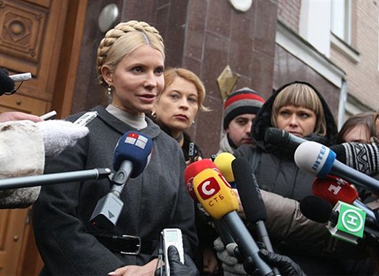 Awantura o Tymoszenko, opozycja zablokowała parlament