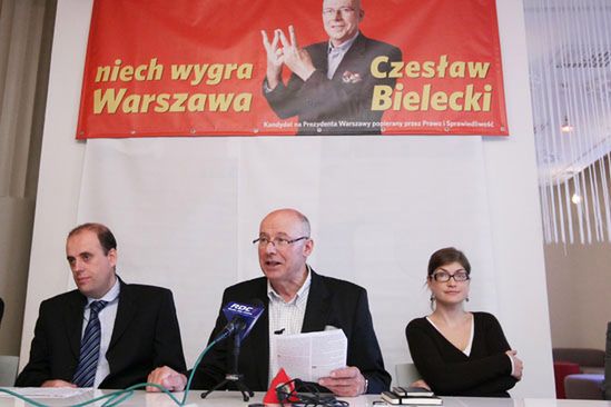 "Czteropalczasty" Bielecki przedstawił komitet poparcia