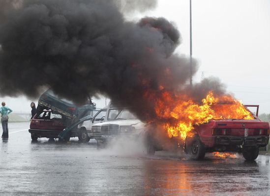 Gigantyczny karambol w Nigerii - co najmniej 40 zabitych