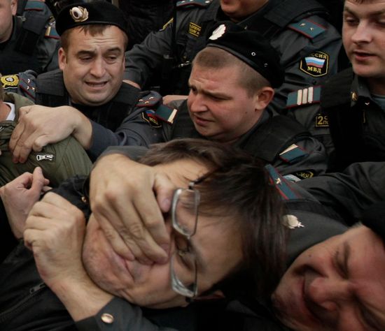 Ponad 30 zatrzymanych na demonstracji w Moskwie