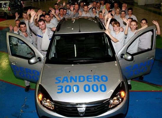 300 tys. sztuk Dacii Sandero