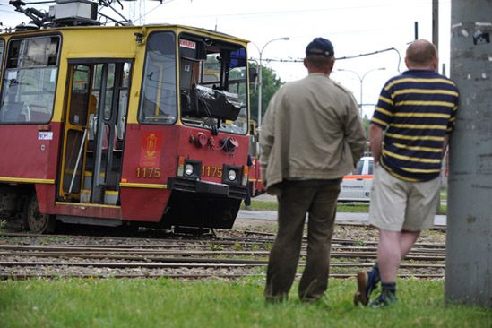 Wypadek tramwaju w Warszawie - 9 osób rannych