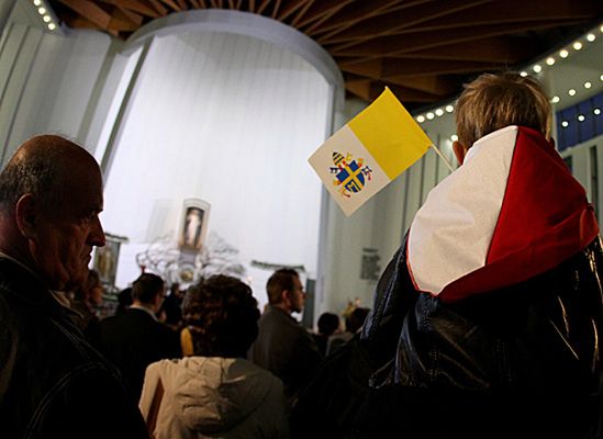 Msza święta w Łagiewnikach z relikwiami Jana Pawła II