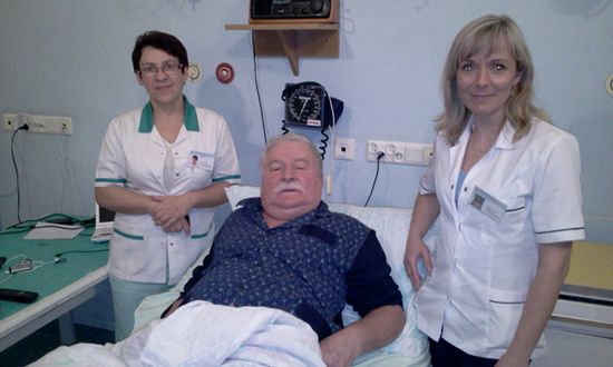 Lekarze o Wałęsie: nie wiemy, dlaczego poczuł się źle