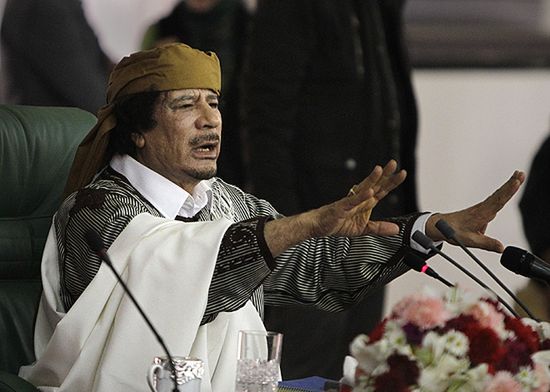Kadafi: "walczę z terroryzmem"