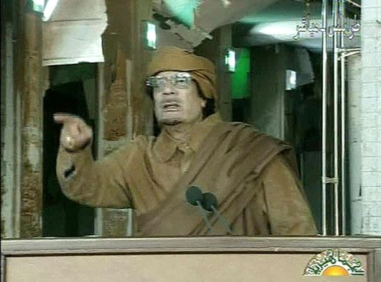 Kadafi: jestem wojownikiem, umrę jako męczennik