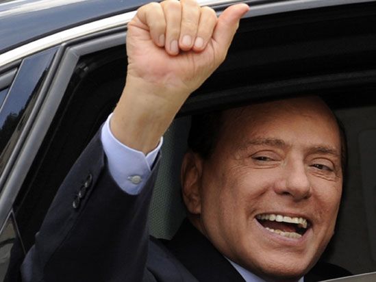 Premier Silvio Berlusconi obchodzi urodziny