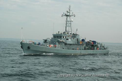 Polski okręt wojenny wyrusza na misję u wybrzeży Łotwy