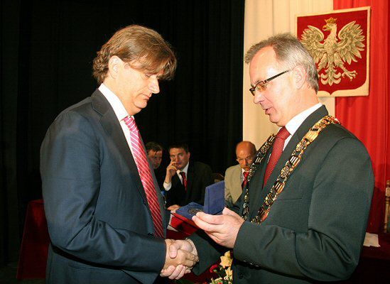 Janusz Palikot został honorowym obywatelem Biłgoraja