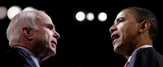 Maleje przewaga Obamy nad McCainem