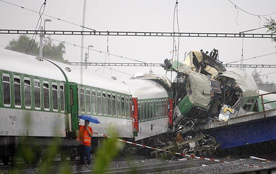 Dwóch Polaków w szpitalach po wypadku kolejowym w Czechach