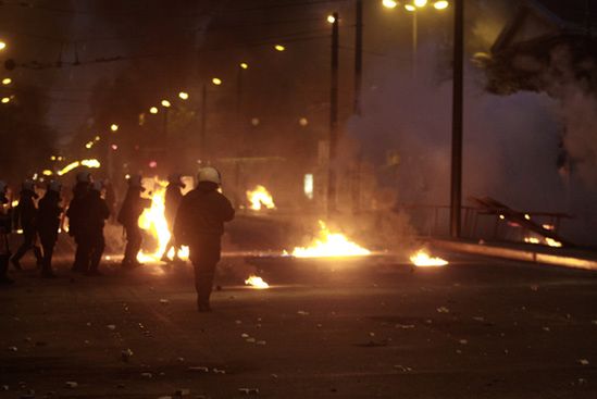 Na greckich ulicach nadal dochodzi do zamieszek