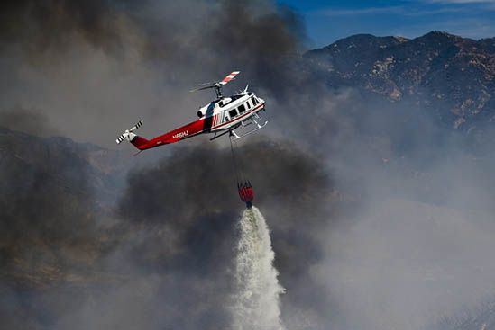 Gigantyczny pożar koło Los Angeles dziełem podpalacza