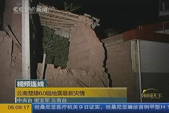 W Chinach zatrzęsła się ziemia - setki rannych