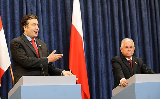 Saakaszwili o L.Kaczyńskim: widziałem, co znaczy odwaga
