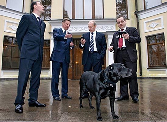 Ochroniarze musieli interweniować z powodu psa Putina