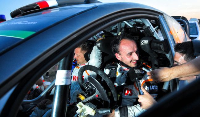 Rajd Finlandii: Kubica wypadł z trasy - zobacz