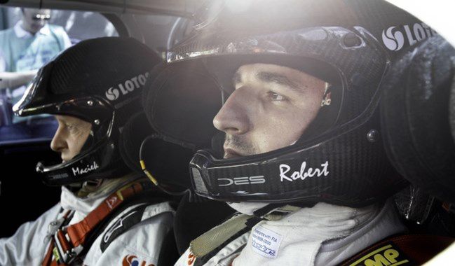 Tak Kubica "szalał" na Fafe Rally Sprint