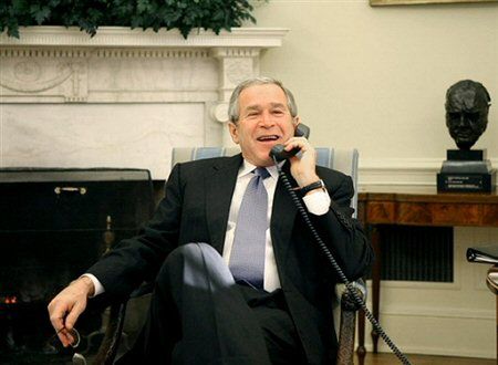 Halo, prezydencie Miedwiediew, mówi Bush