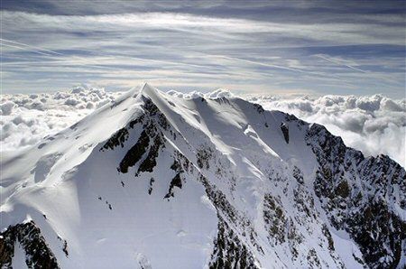 Mont Blanc przez dwa lata urósł o dwa metry