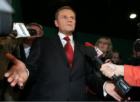 Tusk: Kaczyński prezydentem wyłącznie swojej partii