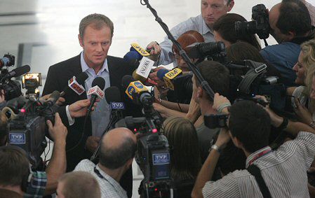 Tusk: nie przewiduję spotkań z prezydentem