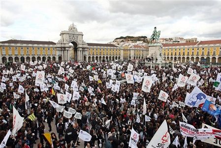 Portugalscy nauczyciele masowo wyszli na ulice