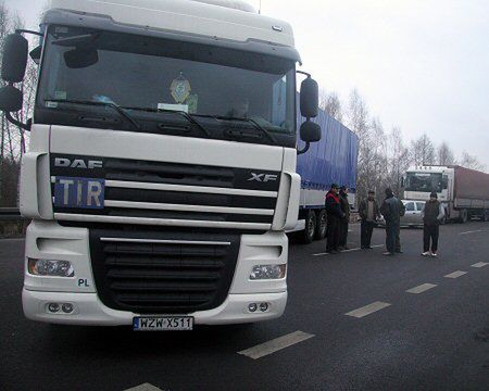 Kierowcy odblokowali dojazd do Dorohuska i Koroszczyna