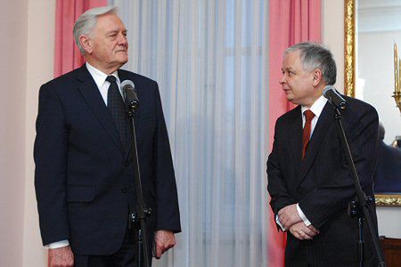 Prezydent Lech Kaczyński na obchodach odrodzenia Litwy