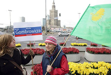 "Zieloni" nie chcą ronda Romana Dmowskiego