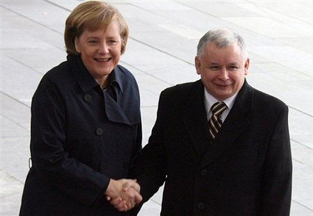 Merkel - Kaczyński: o roszczeniach i gazociągu