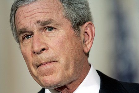 Bush widzi wiele napięć w stosunkach z Rosją